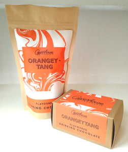 Orangeytang - orange flavoured drinking chocolate