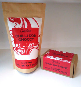 Chilli con choccy flavoured drinking chocolate