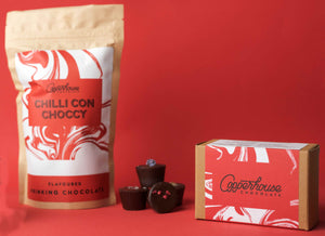 Chilli con choccy flavoured drinking chocolate