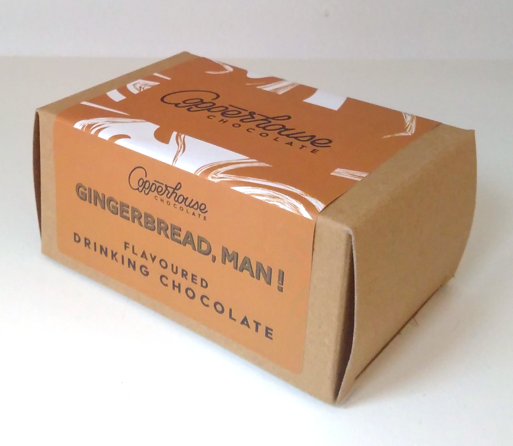 Gingerbread, man! flavoured drinking chocolate