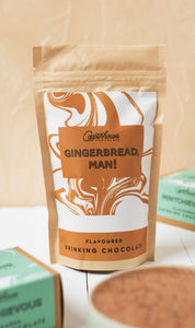 Gingerbread, man! flavoured drinking chocolate