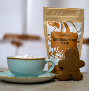 Gingerbread, man! flavoured drinking chocolate