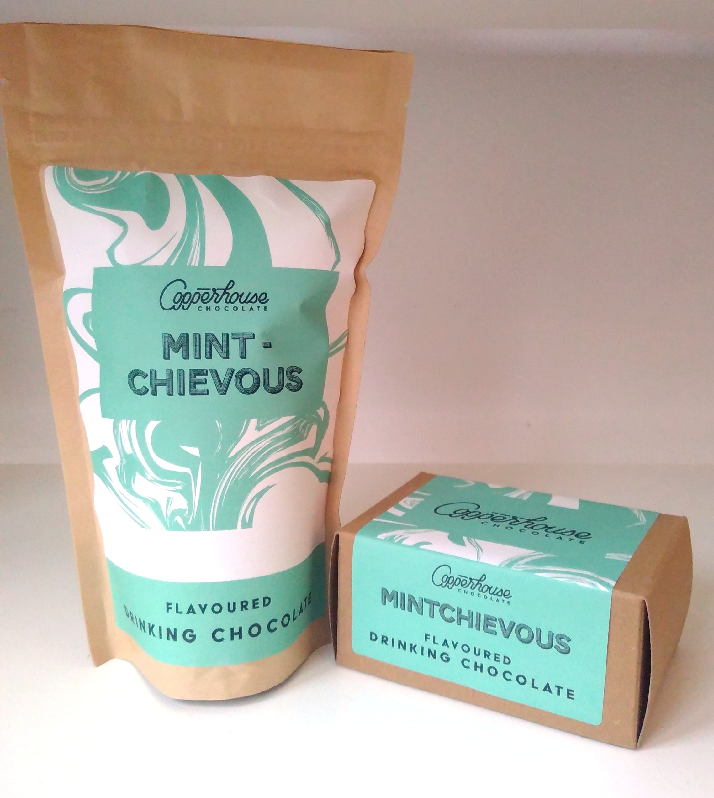 Mintchievous flavoured drinking chocolate